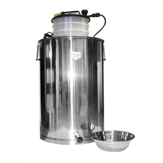 Fusore per cera e generatore di vapore 2 kW - acciaio inox